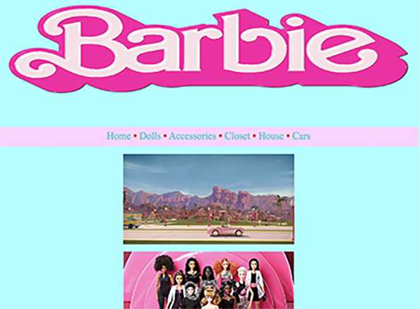 barbie retro website